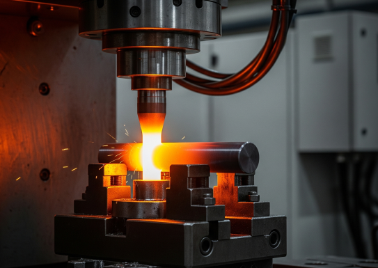 hot upset forming machine
